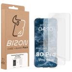 Kit protectie 3 in 1 BizonMobile Clear Pack, Carcasa Bizon Salpa si 2 folii sticla Bizon Glass Clear, compatibil cu Huawei Pura 80 Pro / Pro Plus, Transparent 10 - lerato.ro