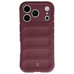 Kit protectie 2 in 1 BizonMobile, Carcasa Bizon Tur si Folie sticla securizata Bizon Glass Edge, compatibil cu iPhone 17 Pro, Dark Purple 3 - lerato.ro