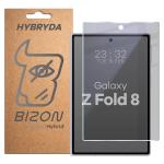 Folie sticla hibird Bizon Hybrid Shadow Privacy compatibila cu Samsung Galaxy Z Fold 8, Negru 2 - lerato.ro