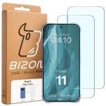 Kit protectie 3 in 1 BizonMobile Clear Pack, Carcasa Bizon Salpa si 2 folii sticla Bizon Glass Clear, compatibil cu Google Pixel 11, Transparent 10 - lerato.ro