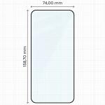 Set protectie 3in1 Bizon Glass Edge Pack, 2 folii sticla ecran + 1 folie sticla camera foto, compatibil cu Xiaomi 17T Pro, Negru 3 - lerato.ro