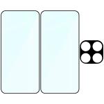 Set protectie 3in1 Bizon Glass Edge Pack, 2 folii sticla ecran + 1 folie sticla camera foto, compatibil cu Xiaomi 17T Pro, Negru 7 - lerato.ro