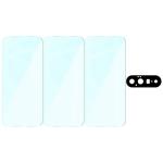 Set protectie 4in1 Bizon Glass Clear Pack, 3 folii sticla ecran + 1 folie sticla camera foto, compatibil cu Google Pixel 11, Transparent 7 - lerato.ro