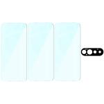 Set protectie 4in1 Bizon Glass Clear Pack, 3 folii sticla ecran + 1 folie sticla camera foto, compatibil cu Google Pixel 11 Pro, Transparent 7 - lerato.ro