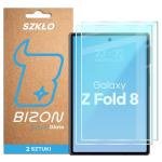 Set 2 folii sticla securizata Bizon Glass Clear Duo compatibile cu Samsung Galaxy Z Fold 8, Transparent 2 - lerato.ro