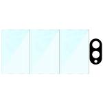 Set protectie 4in1 Bizon Glass Clear Pack, 3 folii sticla ecran + 1 folie sticla camera foto, compatibil cu Samsung Galaxy Z Fold 8, Transparent 7 - lerato.ro