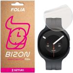 Set 2 folii protectie Bizon Watch Film Matte Duo compatibile cu Samsung Galaxy Watch 9 44mm, Transparent 2 - lerato.ro
