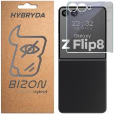Folie sticla hibird Bizon Hybrid Shadow Privacy compatibila cu Samsung Galaxy Z Flip 8, Negru