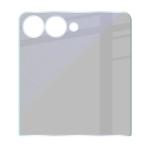 Folie sticla hibird Bizon Hybrid Shadow Privacy compatibila cu Samsung Galaxy Z Flip 8, Negru 5 - lerato.ro