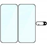 Set protectie 3in1 Bizon Glass Edge Pack, 2 folii sticla ecran + 1 folie sticla camera foto, compatibil cu Google Pixel 10, Negru 7 - lerato.ro