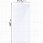 Folie sticla hibrid Bizon Glass Mule compatibila cu Google Pixel 10 Pro, Transparent 3 - lerato.ro
