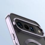 Carcasa Bizon EduardO cu MagSafe compatibila cu Google Pixel 10 / 10 Pro, Transparent / Mov 4 - lerato.ro