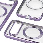Carcasa Bizon EduardO cu MagSafe compatibila cu Google Pixel 10 / 10 Pro, Transparent / Mov 5 - lerato.ro