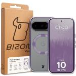Carcasa Bizon EduardO cu MagSafe compatibila cu Google Pixel 10 / 10 Pro, Transparent / Mov 6 - lerato.ro