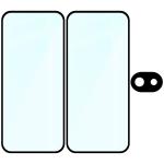 Set protectie 3in1 Bizon Glass Edge Pack, 2 folii sticla ecran + 1 folie sticla camera foto, compatibil cu Google Pixel 10a, Negru 7 - lerato.ro