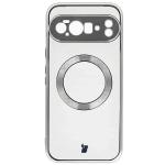 Carcasa Bizon EduardO cu MagSafe compatibila cu Google Pixel 10 Pro XL, Clear / Silver 2 - lerato.ro