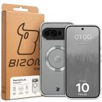 Carcasa Bizon EduardO cu MagSafe compatibila cu Google Pixel 10 Pro XL, Clear / Silver 6 - lerato.ro
