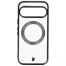 Carcasa Bizon EduardO cu MagSafe compatibila cu Google Pixel 10 / 10 Pro, Transparent / Negru