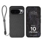 Carcasa Bizon CarbO cu MagSafe si Wrist Strap compatibila cu Google Pixel 10 / 10 Pro, Negru 2 - lerato.ro