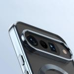 Carcasa Bizon EduardO cu MagSafe compatibila cu Google Pixel 10 / 10 Pro, Transparent / Albastru 4 - lerato.ro