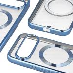 Carcasa Bizon EduardO cu MagSafe compatibila cu Google Pixel 10 / 10 Pro, Transparent / Albastru 5 - lerato.ro