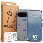 Carcasa Bizon EduardO cu MagSafe compatibila cu Google Pixel 10 / 10 Pro, Transparent / Albastru 6 - lerato.ro