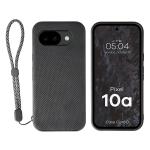 Carcasa Bizon CarbO cu MagSafe si Wrist Strap compatibila cu Google Pixel 10a, Negru 2 - lerato.ro