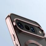 Carcasa Bizon EduardO cu MagSafe compatibila cu Google Pixel 10 / 10 Pro, Transparent / Roz 4 - lerato.ro