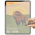 Folie protectie Bizon Glass Tab Film Matte compatibile cu iPad Air 13 inch 2024 / 2025 / 2026, Transparent 2 - lerato.ro