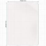 Folie protectie display Bizon Tab Film Matte compatibila cu iPad Air 11 inch 2024 / 2025 / 2026, Transparent 3 - lerato.ro