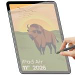 Folie protectie display Bizon Tab Film Matte compatibila cu iPad Air 11 inch 2024 / 2025 / 2026, Transparent 6 - lerato.ro
