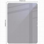 Folie protectie display Bizon Tab Hybrid Shadow Privacy compatibila cu iPad Air 11 inch 2024 / 2025 / 2026, Negru 3 - lerato.ro