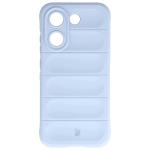 Kit protectie 2 in 1 BizonMobile, Carcasa Bizon Tur si Folie sticla securizata Bizon Glass Edge, compatibil cu Xiaomi Poco X8 Pro, Light Blue 3 - lerato.ro