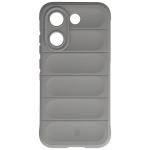 Kit protectie 2 in 1 BizonMobile, Carcasa Bizon Tur si Folie sticla securizata Bizon Glass Edge, compatibil cu Xiaomi Poco X8 Pro, Light Grey 3 - lerato.ro