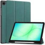 Husa Bizon Tab Lizard compatibila cu Samsung Galaxy Tab A11 Plus / A9 Plus, Dark Green 8 - lerato.ro