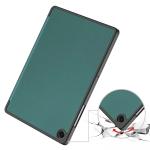 Husa Bizon Tab Lizard compatibila cu Samsung Galaxy Tab A11 Plus / A9 Plus, Dark Green 4 - lerato.ro