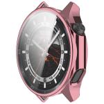 Carcasa cu protectie ecran BizonMobile Felipe compatibila cu OnePlus Watch 3 / Oppo Watch X2, Roz 9 - lerato.ro