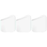Set 3 folii de protectie Bizon HydroFlex compatibile cu Apple Watch 4/5/6/7/8/9/SE/SE 2/SE3, 40/41mm, Transparent 4 - lerato.ro
