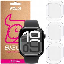Set 6 folii de protectie Bizon HydroFlex compatibile cu Apple Watch 11/10, 42mm, Transparent