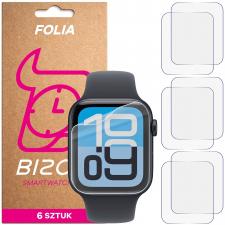 Set 6 folii de protectie Bizon HydroFlex compatibile cu Apple Watch 4/5/6/7/8/9/SE/SE 2/SE3, 40/41mm, Transparent