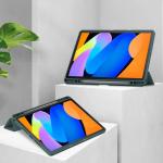 Husa Bizon Tab Clear Matt compatibila cu Lenovo Idea Tab 11 inch, Dark Green 3 - lerato.ro