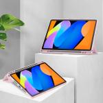 Husa Bizon Tab Clear Matt compatibila cu Lenovo Idea Tab 11 inch, Roz 3 - lerato.ro
