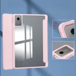 Husa Bizon Tab Clear Matt compatibila cu Lenovo Idea Tab 11 inch, Roz 4 - lerato.ro