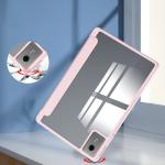 Husa Bizon Tab Clear Matt compatibila cu Lenovo Idea Tab 11 inch, Roz 7 - lerato.ro