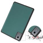 Husa Bizon Tab Lizard compatibila cu Lenovo Idea Tab 11 inch, Dark Green 4 - lerato.ro