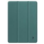 Husa Bizon Tab Lizard compatibila cu Lenovo Idea Tab 11 inch, Dark Green 2 - lerato.ro