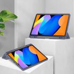 Husa Bizon Tab Clear Matt compatibila cu Lenovo Idea Tab 11 inch, Mov 3 - lerato.ro