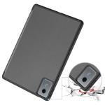 Husa Bizon Tab Lizard compatibila cu Lenovo Idea Tab 11 inch, Gri 4 - lerato.ro