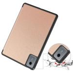 Husa Bizon Tab Lizard compatibila cu Lenovo Idea Tab 11 inch, Rose Gold 4 - lerato.ro