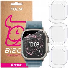 Set 6 folii de protectie Bizon HydroFlex compatibile cu Apple Watch Ultra 3 / 2 / 1 (49 mm), Transparent